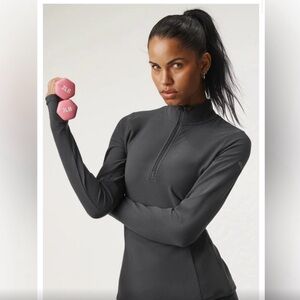 Alosoft 1/2 Zip Rapid Pullover - Anthracite Small
